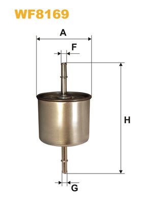 WIX FILTERS Топливный фильтр WF8169